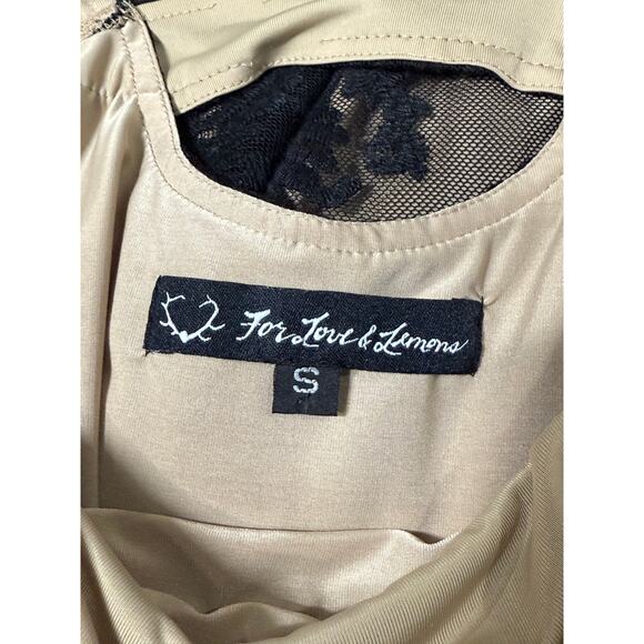 For Love and Lemons San Marcos Mini Dress Women Small Open Back Lace Elegant - Picture 8 of 9